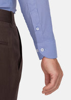 Blue Micro Houndstooth Shirt - SARTORO660