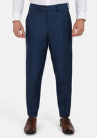 Blue Microcheck Pants - SARTORO593
