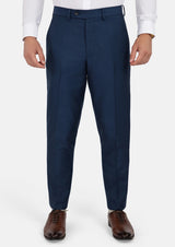 Blue Microcheck Pants - SARTORO