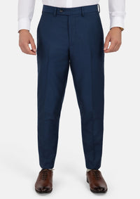 Blue Microcheck Pants