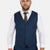 Blue Microcheck Vest - SARTORO
