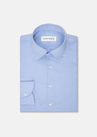 Blue Microfloral Shirt - SARTORO941