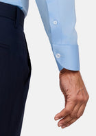 Blue Ultrasoft Bamboo Shirt - SARTORO858