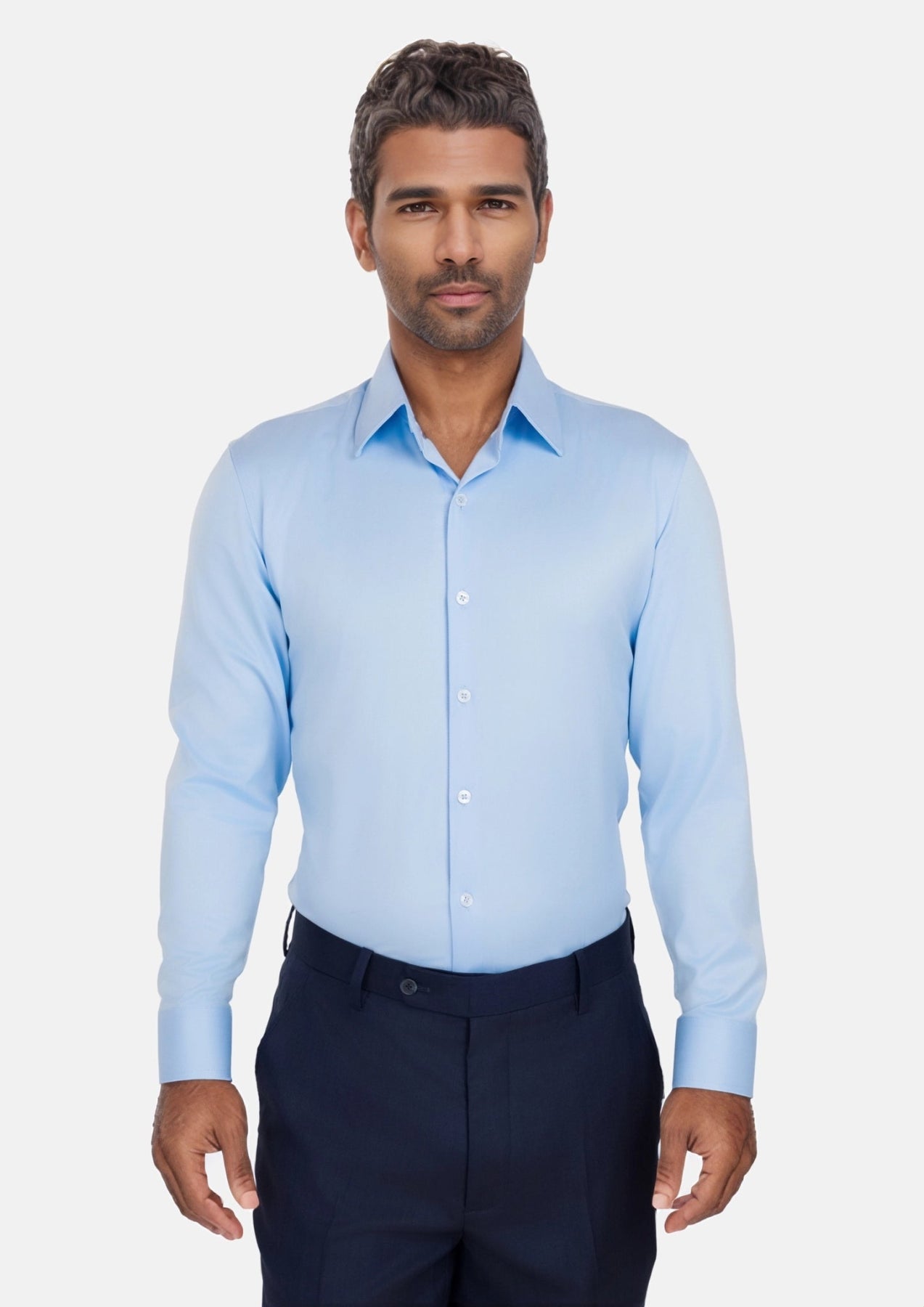 Blue Ultrasoft Bamboo Shirt - SARTORO