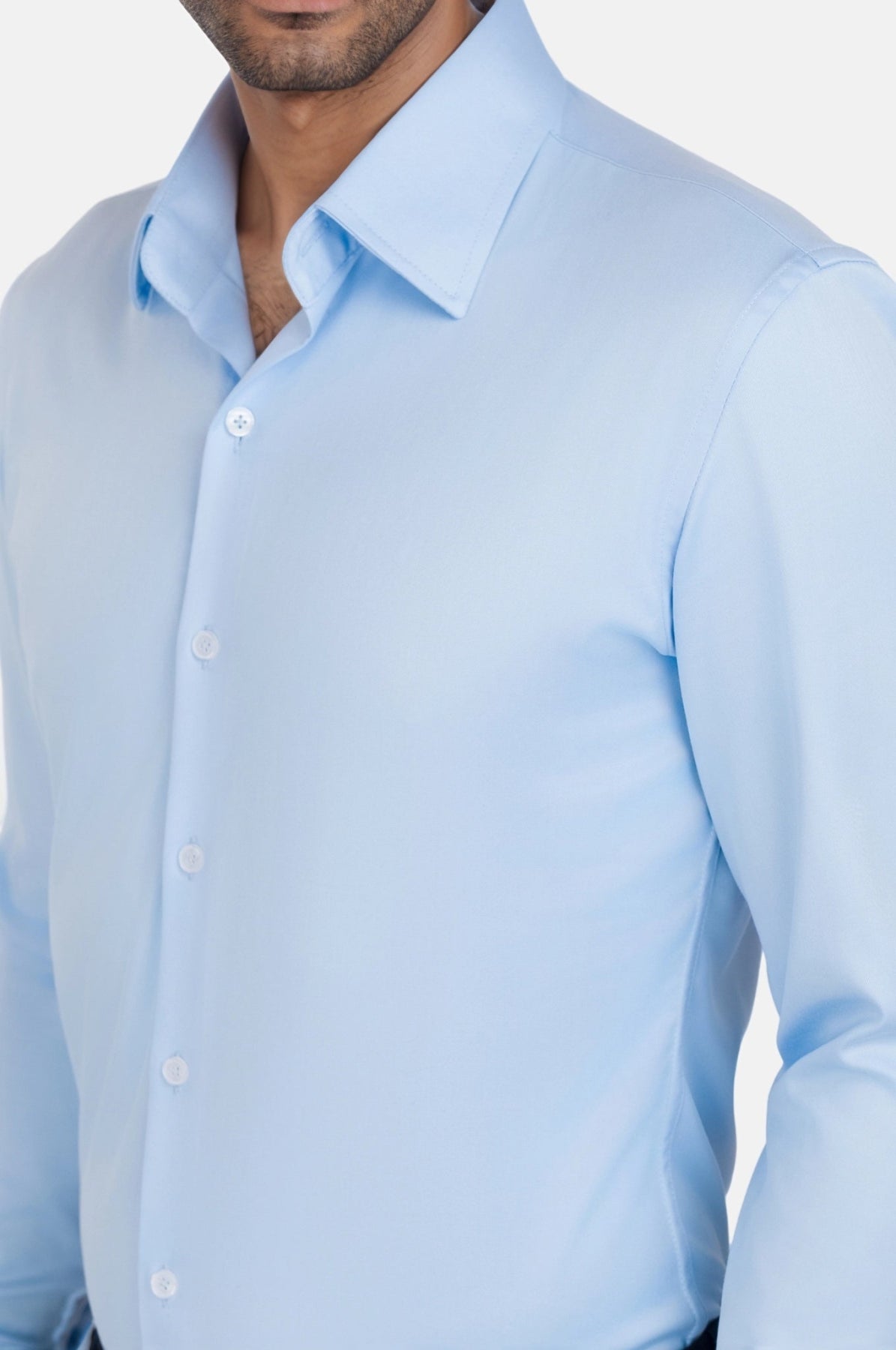 Blue Ultrasoft Bamboo Shirt - SARTORO