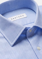 Bluebell Herringbone Shirt - SARTORO793