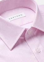Blush Rose Micro Dot Shirt - SARTORO167