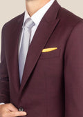 Bowery Deep Burgundy Birdseye Jacket - SARTORO