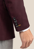 Bowery Deep Burgundy Birdseye Jacket - SARTORO