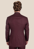 Bowery Deep Burgundy Birdseye Suit - SARTORO