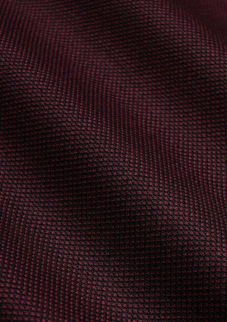 Bowery Deep Burgundy Birdseye Suit - SARTORO