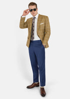 Bowery Gold Windowpane Jacket - SARTORO628