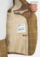 Bowery Gold Windowpane Jacket - SARTORO816