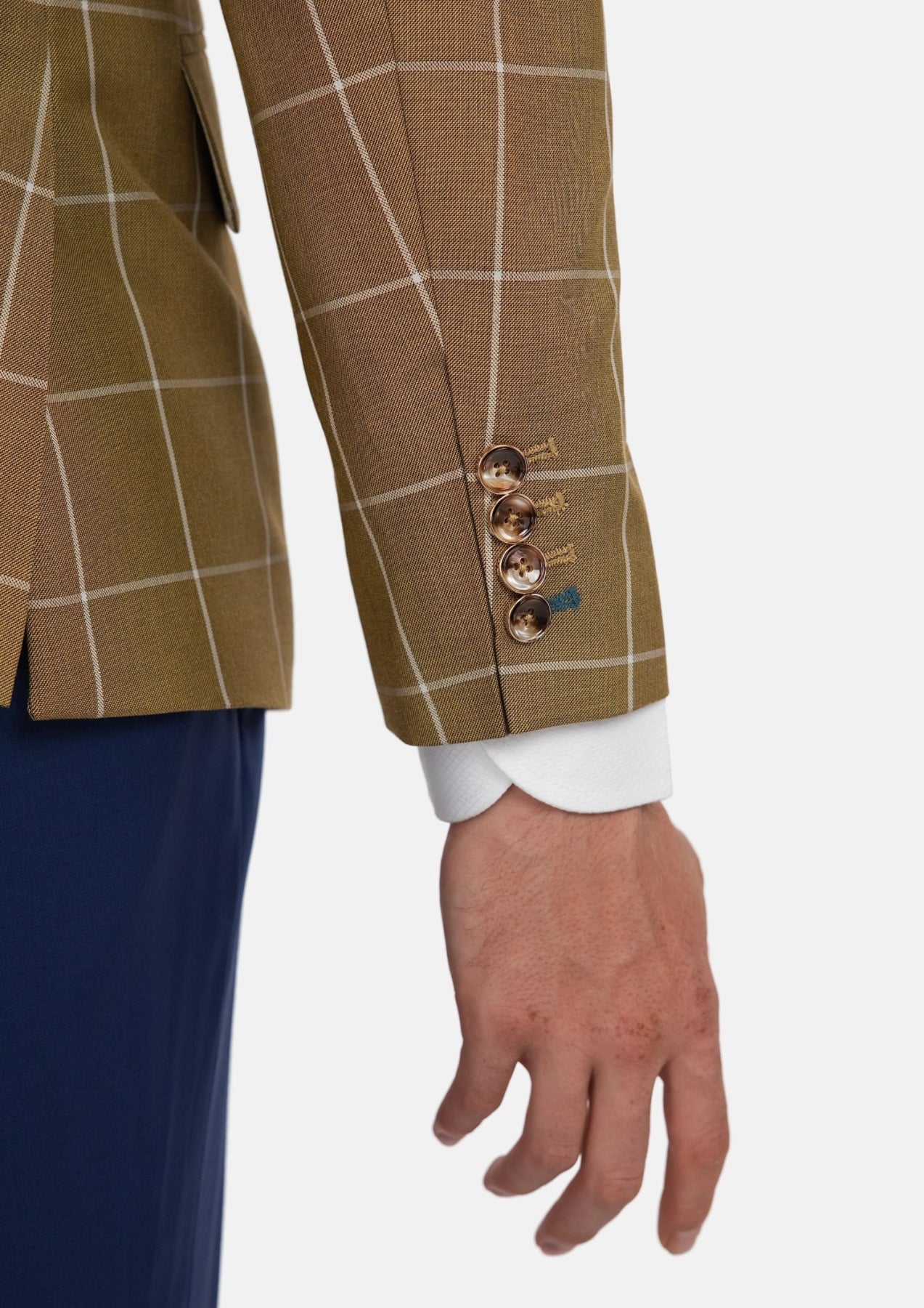 Bowery Gold Windowpane Jacket - SARTORO