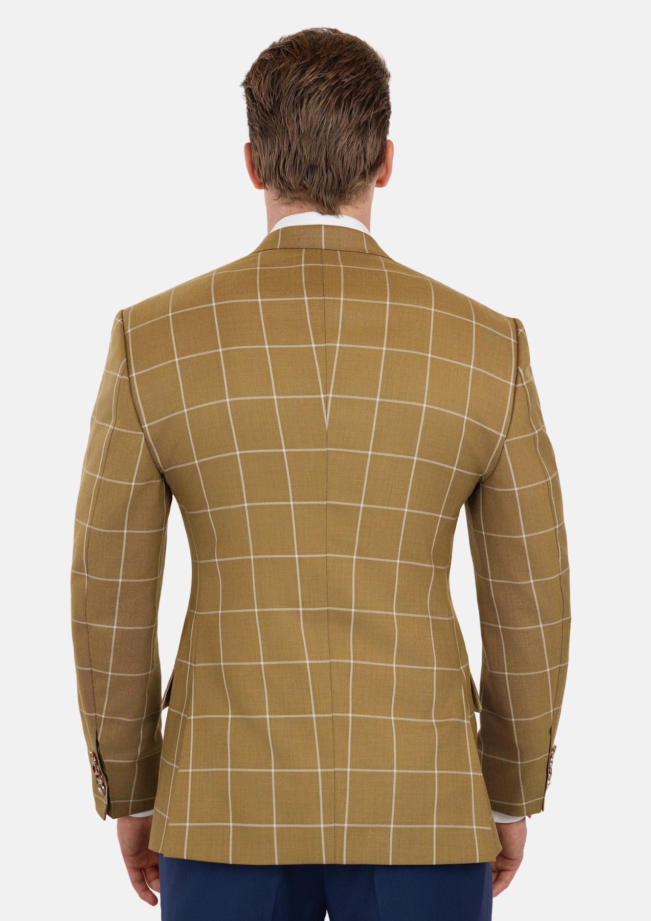 Bowery Gold Windowpane Jacket - SARTORO