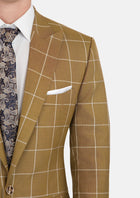 Bowery Gold Windowpane Jacket - SARTORO37