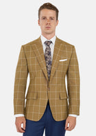 Bowery Gold Windowpane Jacket - SARTORO598