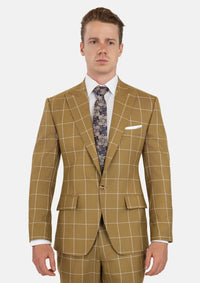 Bowery Gold Windowpane Suit
