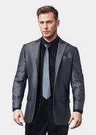 Bowery Grey Microcheck Jacket - SARTORO614