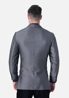 Bowery Grey Microcheck Jacket - SARTORO983