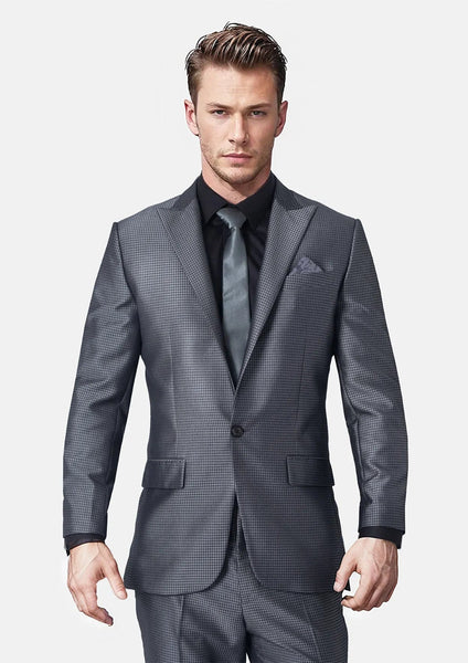 Bowery Grey Microcheck Suit - SARTORO