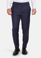 British Navy Checked Pants - SARTORO640