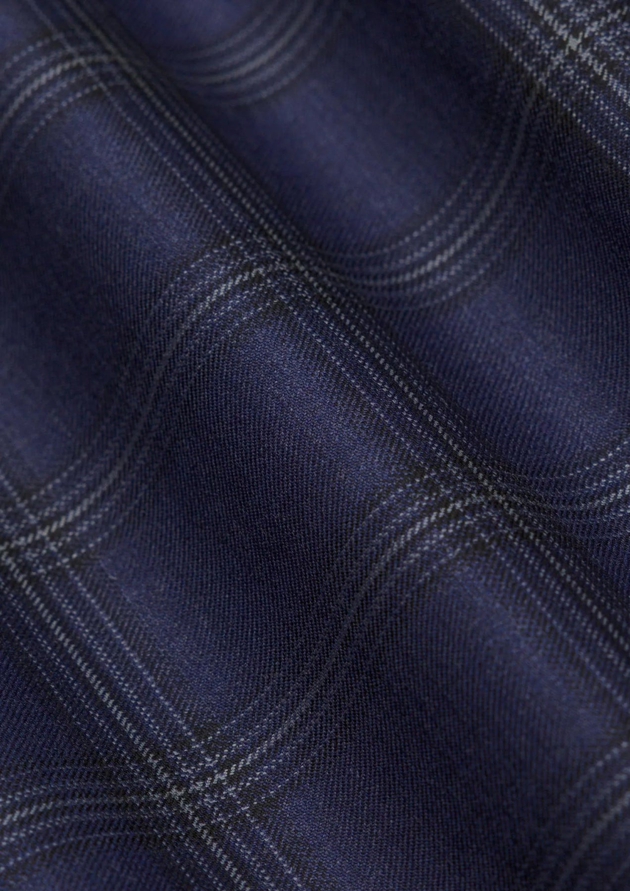 British Navy Checked Rockafeller Suit