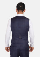 British Navy Checked Vest - SARTORO667