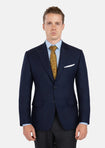 Broadway Navy Microcheck Jacket