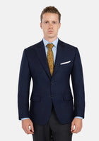 Broadway Navy Microcheck Jacket - SARTORO933
