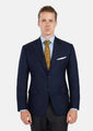 Broadway Navy Microcheck Jacket - SARTORO