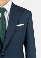 Bryant Aegean Blue Sharkskin Jacket - SARTORO92