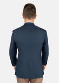 Bryant Aegean Blue Sharkskin Jacket - SARTORO