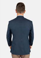 Bryant Aegean Blue Sharkskin Jacket - SARTORO855