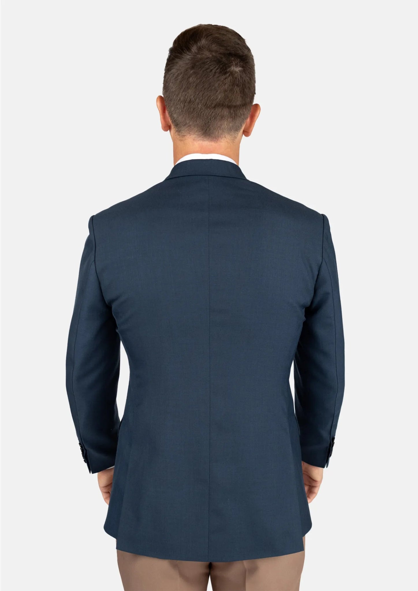 Bryant Aegean Blue Sharkskin Jacket - SARTORO