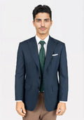 Bryant Aegean Blue Sharkskin Jacket - SARTORO