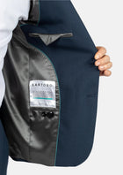 Bryant Aegean Sharkskin Blue Suit - SARTORO462