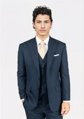 Bryant Aegean Sharkskin Blue Suit - SARTORO