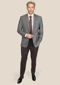 Bryant Granite Grey Birdseye Jacket - SARTORO