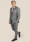 Bryant Granite Grey Birdseye Suit - SARTORO