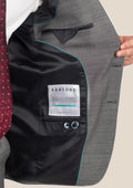 Bryant Granite Grey Birdseye Suit - SARTORO