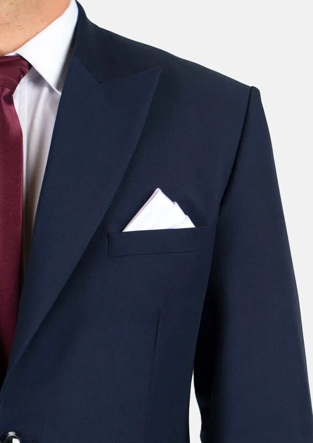 Bryant Navy Blue Stretch Jacket - SARTORO