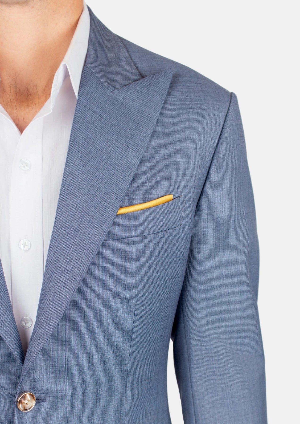 Bryant Vista Blue Sharkskin Jacket - SARTORO718