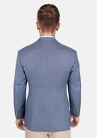 Bryant Vista Blue Sharkskin Jacket - SARTORO858