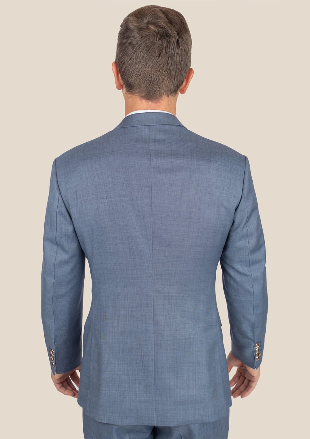 Bryant Vista Blue Sharkskin Suit - SARTORO