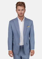 Bryant Vista Blue Sharkskin Suit - SARTORO886