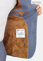 Bryant Vista Blue Sharkskin Suit - SARTORO973