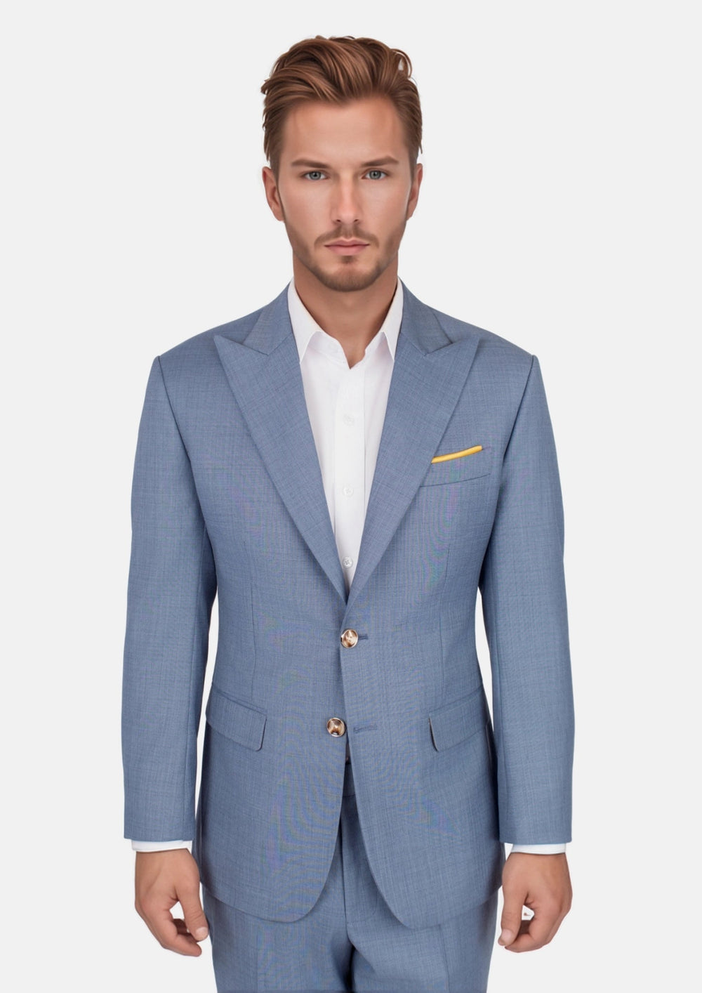 Vista Blue Sharkskin Suit735