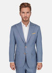 Bryant Vista Blue Sharkskin Suit