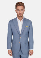 Bryant Vista Blue Sharkskin Suit - SARTORO91